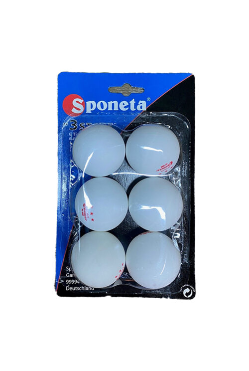 μπαλακια πινγκ πονγκ sponeta 3star