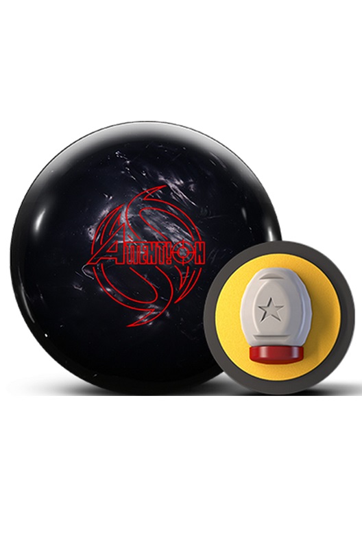Attention black pearl bowling ball